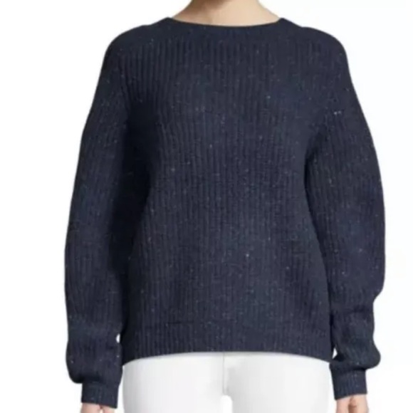 Vince Sweaters - NWT Vince Wool Blend Coastal Blue Sweater sz L.